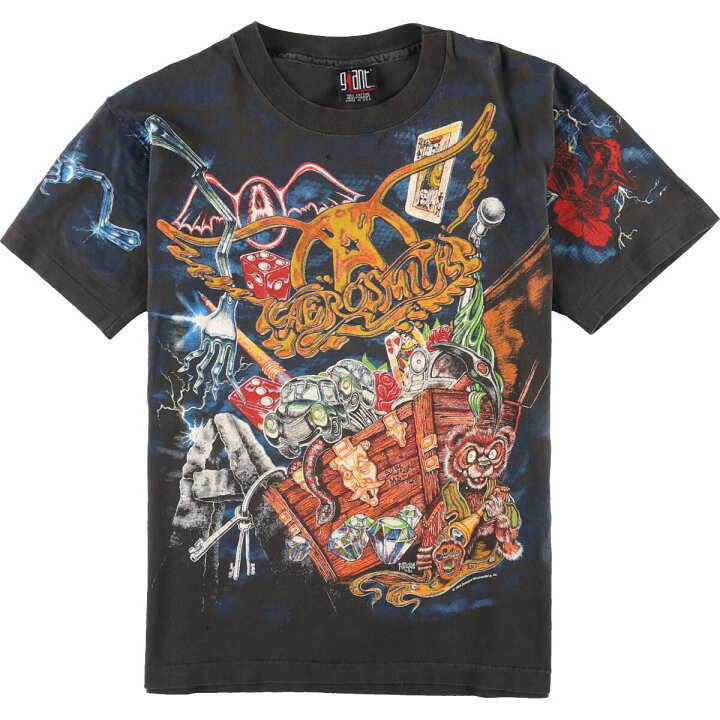 楽天市場】90年代 giant AEROSMITH エアロスミス バンドTシャツ USA製  