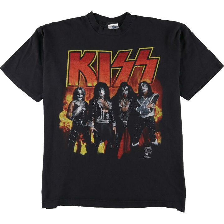 楽天市場】90年代 CRONIES KISS キッス バンドTシャツ USA製 メンズL 