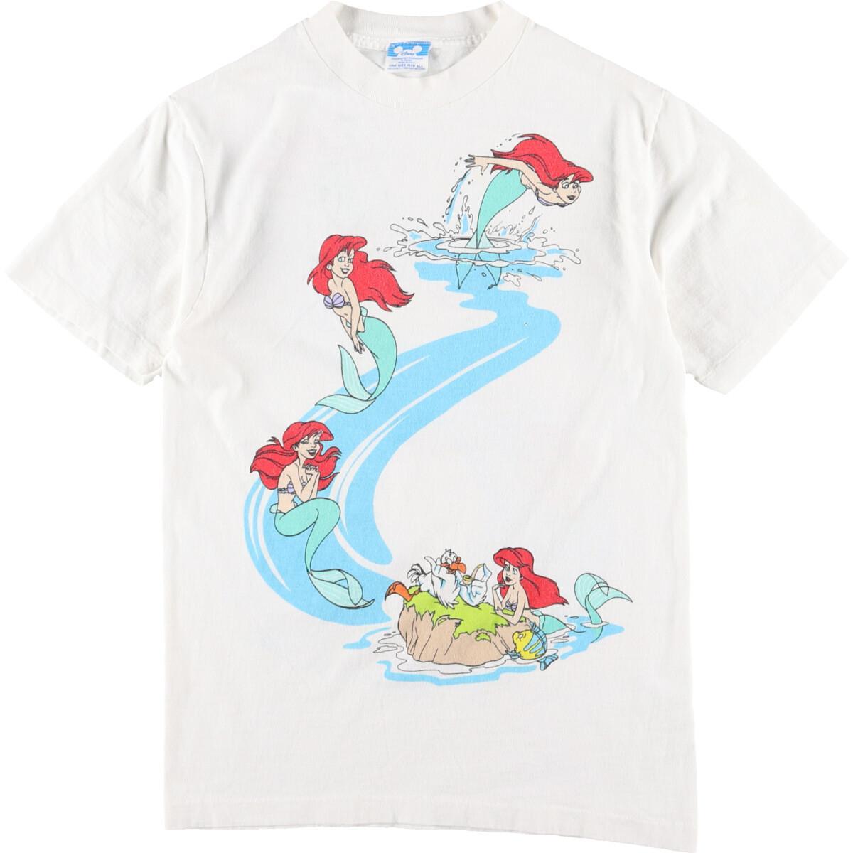 古着 80年代 DISNEY CHARACTER FASHIONS Little Mermaid リトルマーメイド アリエル  キャラクタープリントTシャツ USA製 レディースS ヴィンテージ /eva000383 【N2106】 【210620】【HNY22】 |  古着屋JAM