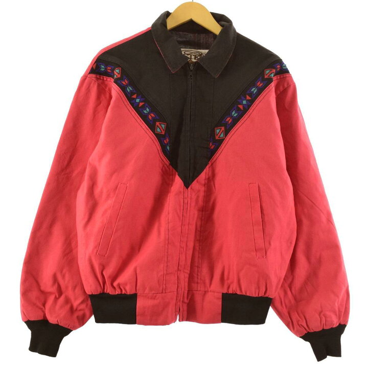 楽天市場】古着 90年代 WESTERN FRONTIER ネイティブ柄 ダック地ワーク 