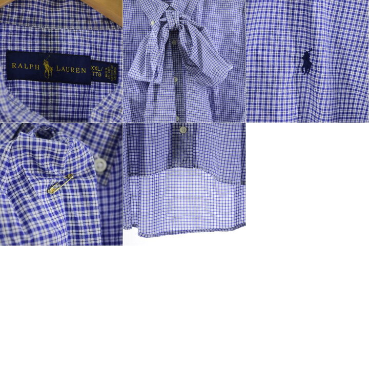 楽天市場】JAMリメイク ラルフローレン Ralph Lauren チェック柄 長袖 