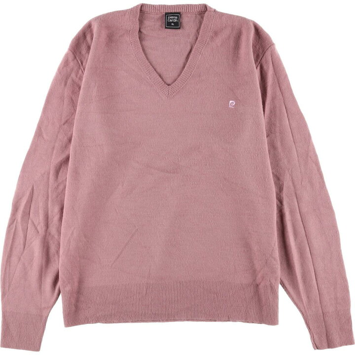 楽天市場】古着 ピエールカルダン Pierre Cardin Vネック ニット  
