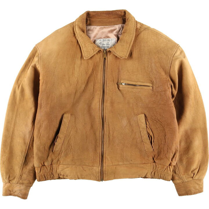 楽天市場】古着 THE OLD MILL Glen Laine ヌバックレザージャケット 