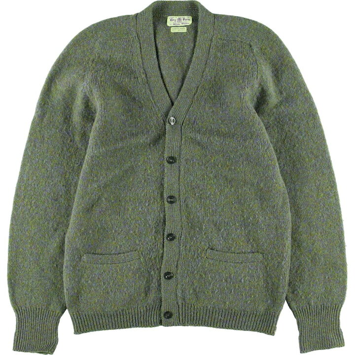 楽天市場】70年代 ALAN PAINE ウールニットカーディガン メンズM  