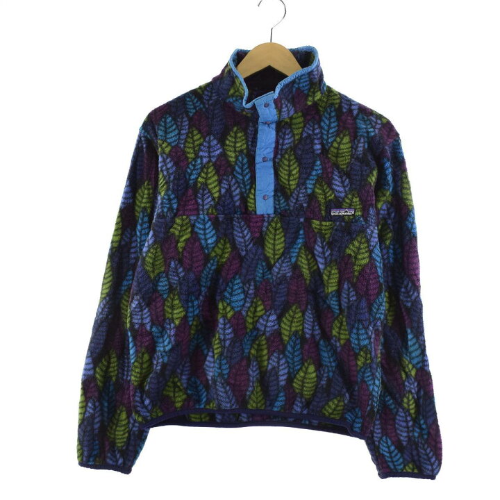 楽天市場】古着 92年製 パタゴニア Patagonia 総柄 リーフ柄 スナップT 