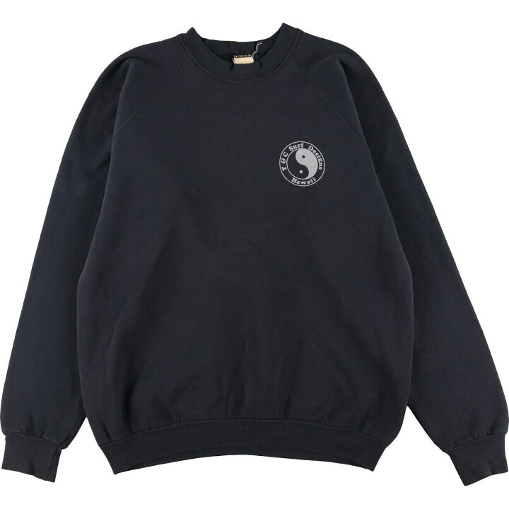 楽天市場】古着 プリントスウェットシャツ トレーナー メンズL  