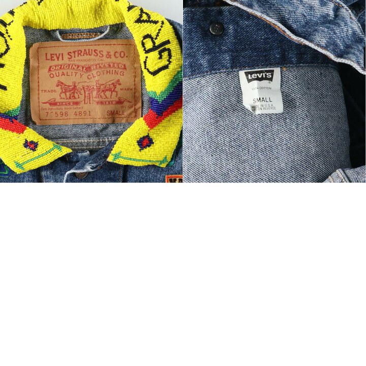 楽天市場】古着 豪華ワッペンカスタム 90年代 リーバイス Levi