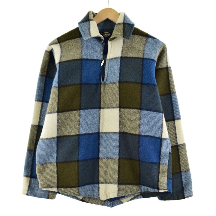 楽天市場】古着 50年代 ウールリッチ WOOLRICH チェック柄 プル  