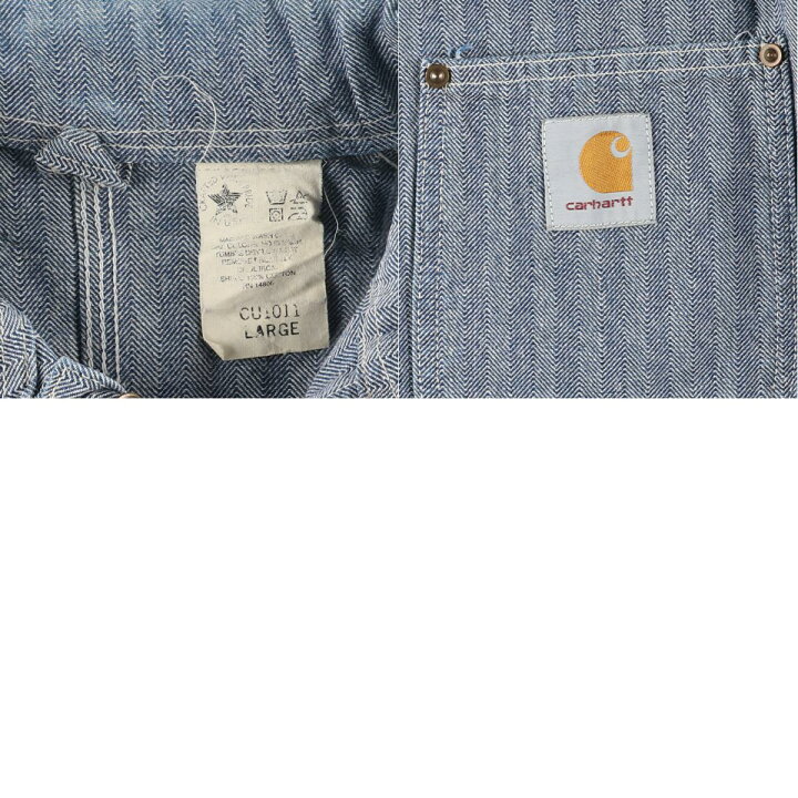 楽天市場】古着 80年代 カーハート Carhartt ヘリンボーン デニム 