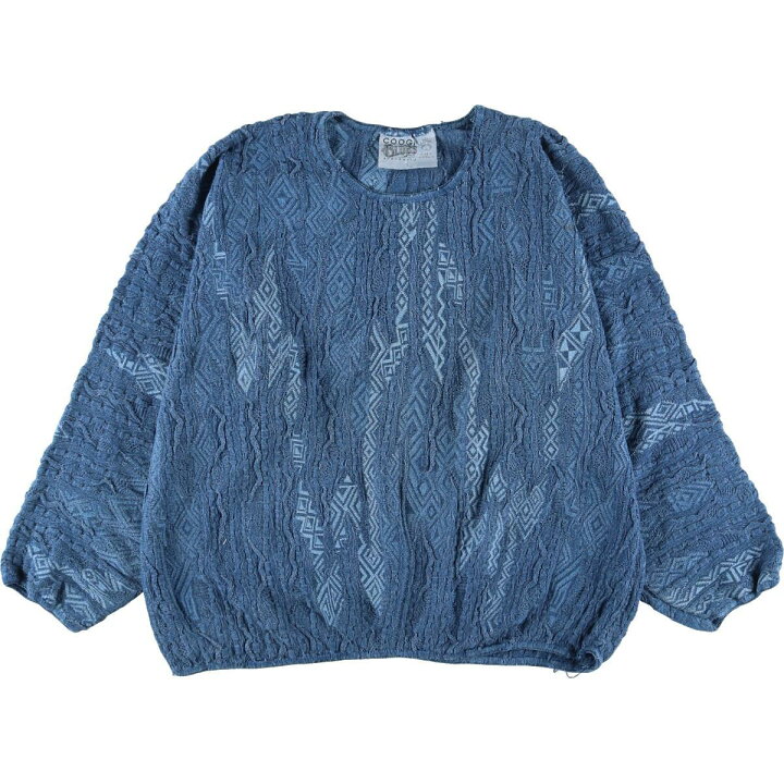 楽天市場】古着 90年代 クージー COOGI BLUES 総柄 コットンニット 