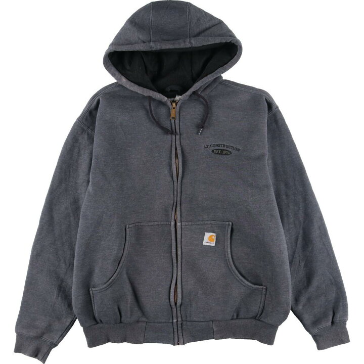 楽天市場】古着 カーハート Carhartt スウェットフルジップパーカー  