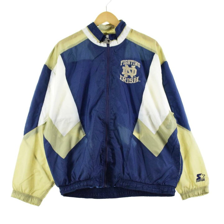 楽天市場】古着 スターター Starter NOTRE DAME FIGHTING IRISH ノート 