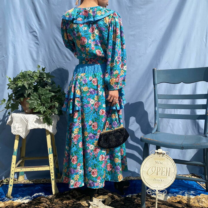 楽天市場】古着 80年代 diane freis ダイアン フレイス 花柄 長袖  