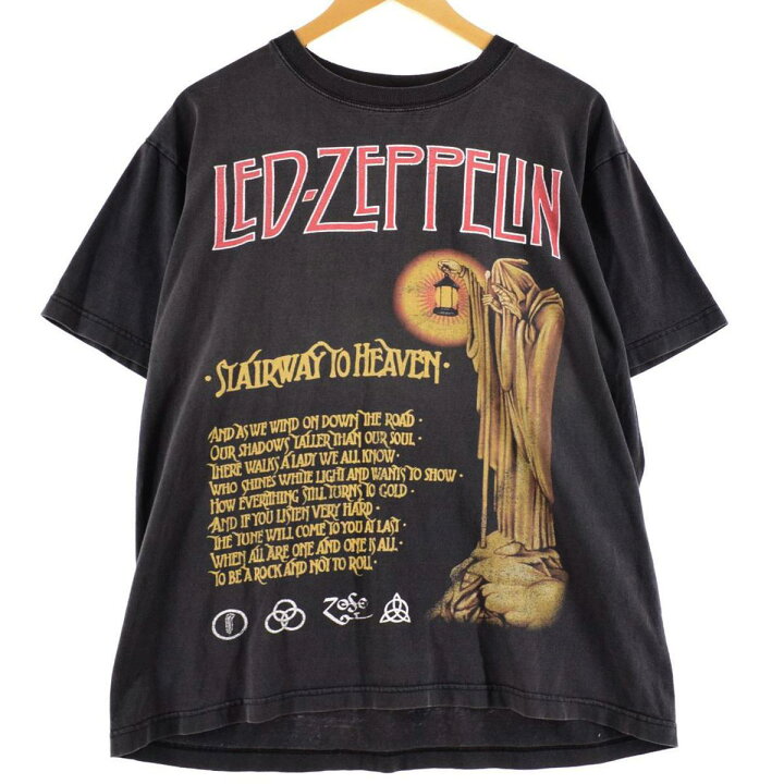 楽天市場】古着 RED LED ZEPPELIN レッドツェッペリン STAIRWAY TO 