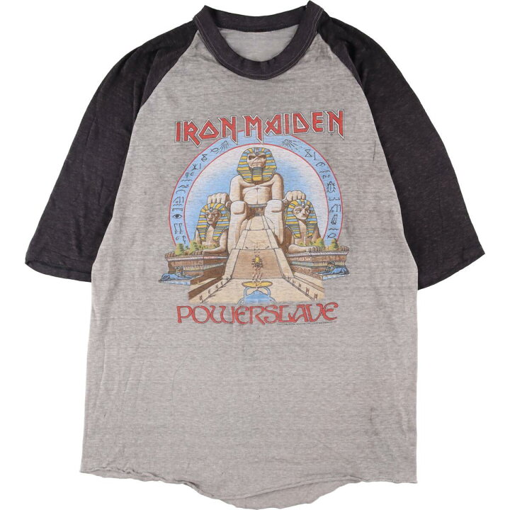 楽天市場】古着 80年代 IRON MAIDEN アイアンメイデン WORLD SLAVERY 