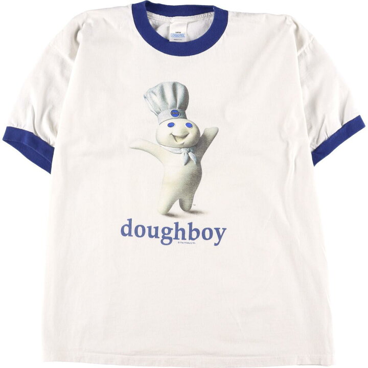 楽天市場】古着 LOGOTEL DOUGHBOY ドゥボーイ リンガーTシャツ 