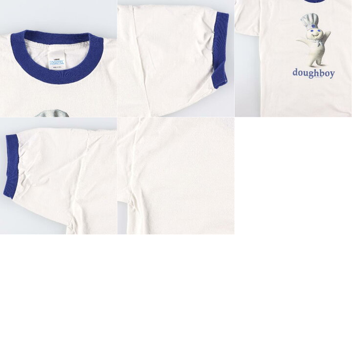 楽天市場】古着 LOGOTEL DOUGHBOY ドゥボーイ リンガーTシャツ 