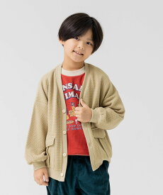 キッズ カーディガン 子供服 長袖 男の子 女の子 トップス ニット 羽織り JAM&LINK 秋冬服 110 120 130 140 150 160cm