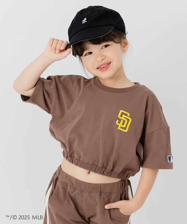 楽天市場】【在庫処分プライス】 キッズ MLB 半袖 Tシャツ ショート丈 