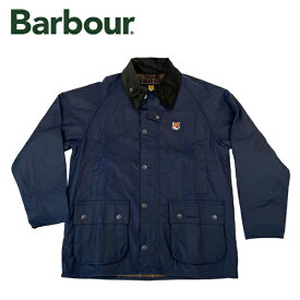 【店内全品ポイント10倍！】Barbour (バブアー) コットン ブルゾン [ユニセックス] MWX2246IN71 BEAUFORT WAX 【NVY／S・M・L】 BARBOUR × MAISON KITSUNE コラボ ビューフォート ネイビー 【並行輸入品】