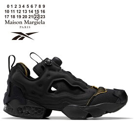 Maison Margiela × REEBOK (メゾン マルジェラ × リーボック) インスタポンプ フューリー メモリー オブ [メンズ] GZ4204 Instapump Fury Memory Of【BLK／US8-US11.5】 ブラック コラボ スニーカー 並行輸入品