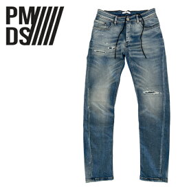 P.M.D.S. (ピーエムディーエス) ジーンズ [メンズ] S24J3527.521.7036MG BARRET 【DNM／29-34】 デニム ハイパーストレッチ バレット スリムフィット Safari LEON掲載ブランド 【並行輸入品】