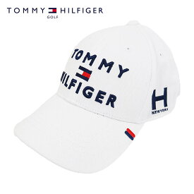 TOMMY HILFIGER GOLF(トミーヒルフィガー ゴルフ) TRIPLE LOGO CAP [ユニセックス] THMB903F 【WHT(00)／F】キャップ ホワイト 三段ロゴキャップ 帽子 ギフト【ギフト】