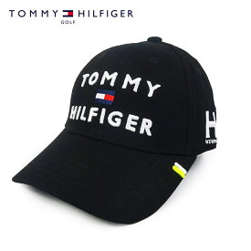 TOMMY HILFIGER GOLF(トミーヒルフィガー ゴルフ) TRIPLE LOGO CAP [ユニセックス] THMB903F 【BLK(10)／F】キャップ ブラック 三段ロゴキャップ 帽子 ギフト【ギフト】