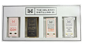 フィンランド産ヘルシンキテイスティングセット（ライモルトウイスキー47.5％・ドライジン47%・ブランデー41.7％・ドライウォッカ40%）