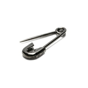 JAM HOME MADE ジャムホームメイド セーフティピンダイヤモンドピアス S -BLACK- メンズ レディース シルバー 925 ブラック 安全ピン 片耳 シンプル 人気 おすすめ ブランド プレゼント 誕生日 ギフ