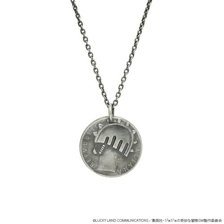 楽天市場 Jam Home Made ジャムホームメイド ジョジョの奇妙な冒険 コインネックレス ブローノ ブチャラティ メンズ レディース 人気 おすすめ ブランド コラボ アクセサリー 5部 限定 スタンド スティッキー フィンガーズ Jojo 硬貨 イタリア Jam Home Made