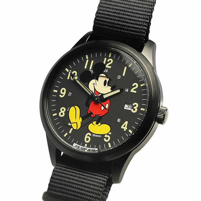 【ディズニー公式】シークレット ミリタリー ウォッチ ミッキー ミッキーマウス 腕時計 かわいい プレゼント タイプ2 フルカラー ユニセックス  ペアウォッチ Disney公式 コラボレーション 人気 ブランド ギフト MICKEY 自動巻き CITIZEN | ジャムホームメイド【公式通販】  | 