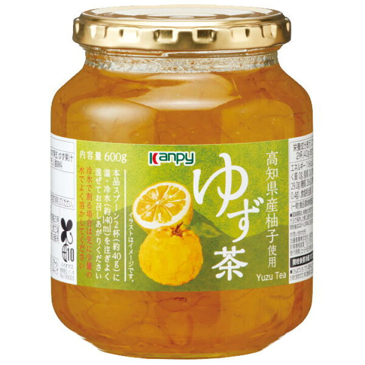 楽天市場】カンピー ゆず茶 600g高知県産ゆず使用次回発送は4/10から 【 完成品確認ページ 】ゆず様