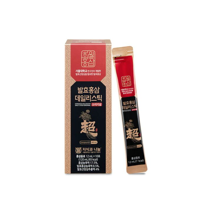 楽天市場】【超越紅参】発酵紅参 デイリースティック オリジナル 360ml 