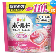 P&G ボールド ジェルボール 柔軟剤入り 110個 プレミアムブロッサムの香り 洗濯洗剤 詰め替え