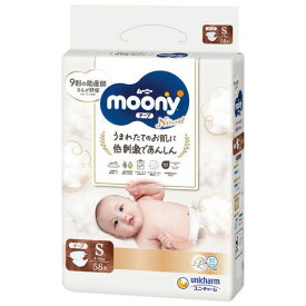 ナチュラル ムーニー Sサイズ58枚 × 4
