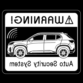 セキュリティステッカー(WR-Vタイプ)