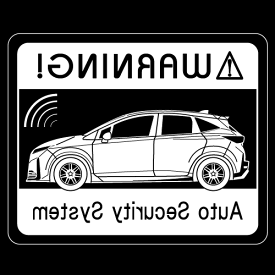 セキュリティステッカー(AURA NISMOタイプ)