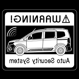 セキュリティステッカー(KANGOO 3代目タイプ)