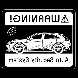 セキュリティステッカー(CROWN SPORTタイプ)