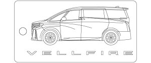 �Ԏ�ʃL�[�z���_�[(VELLFIRE 3��ڃ^�C�v)