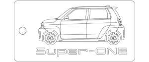 �Ԏ�ʃL�[�z���_�[(Super-ONE�^�C�v)