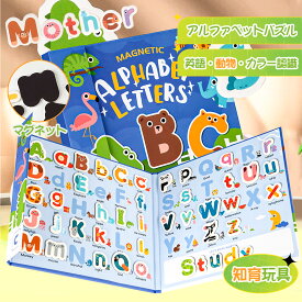 育玩具 英語 アルファベット ABC 磁気マグネット 英語学習 おもちゃ 供 小学生 色*形認知 色々遊び方 誕生日 プレゼント アルファベット 大文字 小文字 男の子 女の子