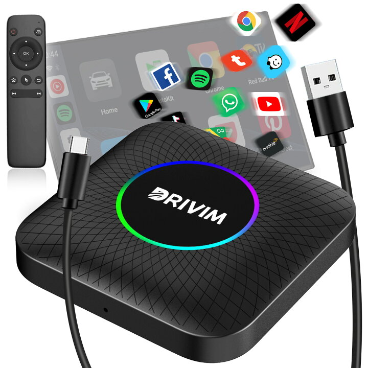 楽天市場】DRIVIM CarPlay AI Box Android 13.0 アダプター +  