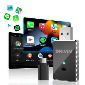 yŐVWiFi 6Bluetooth 5.4ځzDRIVIM CX CarPlay + CX Android Auto 2in1 A_v^[ LCarPlay & Android AutoڎԐp iPhone & Android X}zΉ