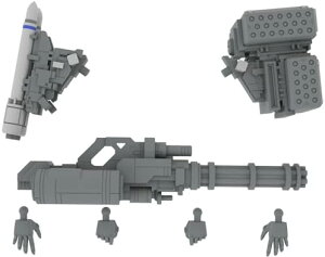 �s�[�G���I�t�B�X�G�[(PLUM) 5inch Mechanism POWERDoLLS2 ���b�����p�g���Z�b�gD DRu35 MLC��R25RCT��M7A GGUN������(���E)���ɂ����(���E) �S����100mm 1/48�X�P�[�� �F�����ς݃v�����f�� PP254�y���ꌧ�֔���