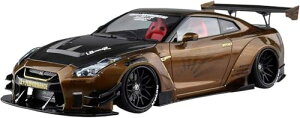 ���������ގ�(AOSHIMA) 1/24 ���o�e�B�[�E�H�[�N No.12 LB�����[�N�X R35 GT-R type 2 Ver.1 �v���X�`�b�N�� �F�����ς݃v�����f���y���ꌧ�֔����s�ł��z