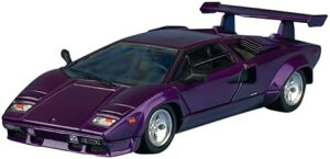 �t���[�X�^�C�� (FREESTYLE) Finclassically 1/64 Countach LP5000S Metallic purple with wing �����i FY64092�y���ꌧ�֔����s�ł��z