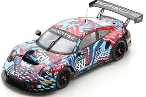 �� �X�p�[�N 1/43 �|���V�F 911 GT3R GPX �}���e�B�j���[�V���O 2022 �X�p �e�X�g�f�C #221 R.���[�c/M.�N���X�e���Z��/K.�G�X�g���y���ꌧ�֔����s�ł��z