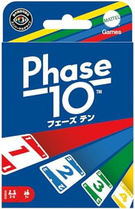 �}�e���Q�[��(Mattel Game) �t�F�[�Y �e�� Phase 10 �Q�[�� �p�[�e�B�[�O�b�Y �m��Q�[�� �J�[�h�Q�[�� 112�� 2-6�l�p 7�΂��� �u���[ HCF91�y���ꌧ�֔����s�ł��z